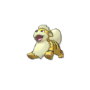 Growlithe Shiny sprite from Ultra Sun & Ultra Moon