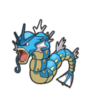 Gyarados sprite from Scarlet & Violet