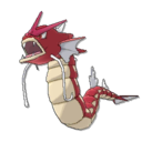 Gyarados Shiny sprite from Ultra Sun & Ultra Moon