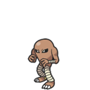 Hitmonlee sprite from Scarlet & Violet