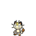 Meowth sprite from Scarlet & Violet