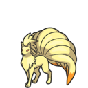 Ninetales sprite from Scarlet & Violet