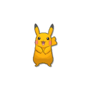 Pikachu Shiny sprite from Ultra Sun & Ultra Moon