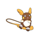 Raichu Shiny sprite from Ultra Sun & Ultra Moon