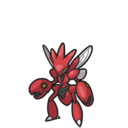 Scizor sprite from Scarlet & Violet