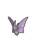 Venomoth sprite from Scarlet & Violet